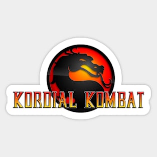 Kordial Kombat Sticker